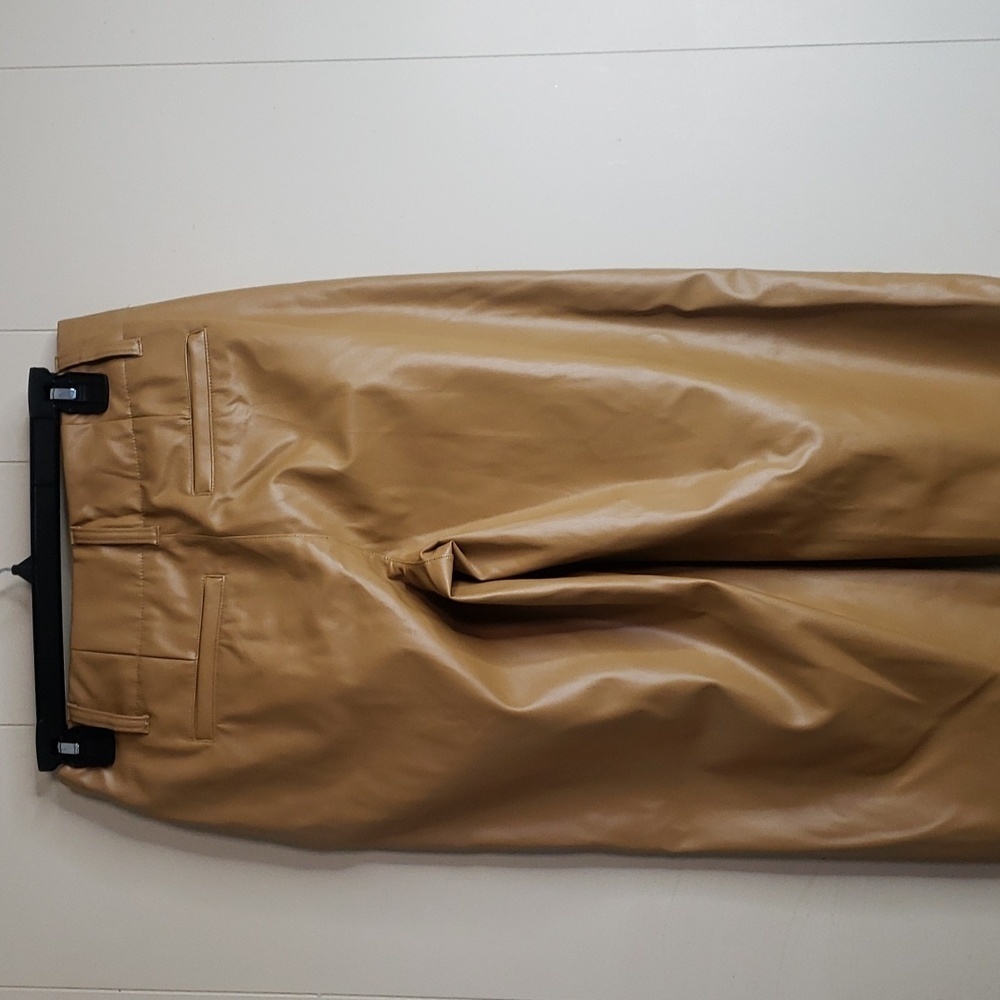 WOMEN'S High Rise Faux Leather Ankle Pants- A New Day - Picture 9 of 10